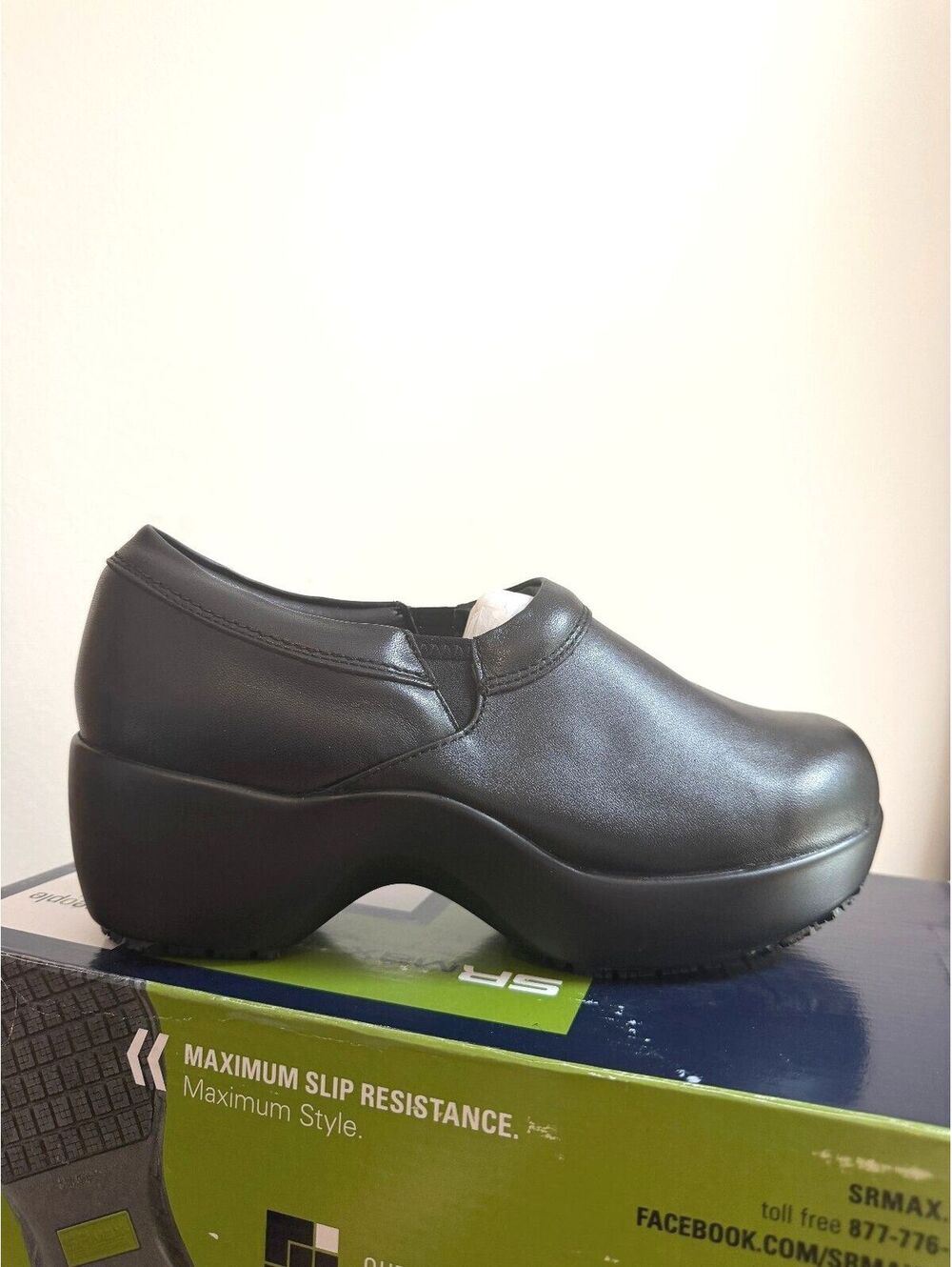 SR Max Geneva Blue Women's Clog Work Shoes Slip Resistant Soft Toe Size 8.5 M